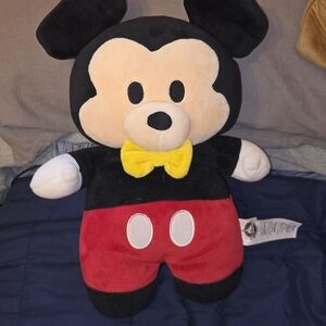 Disney Parks Cuddleez Mickey Mouse Plush Soft Stuffed Animal Doll Pillow Toy